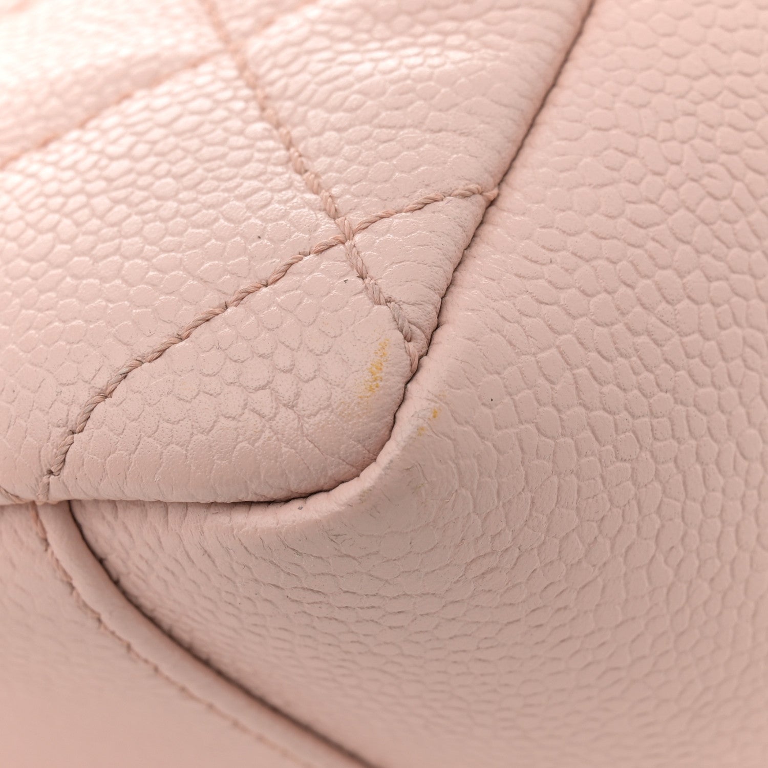 Chanel Caviar Quilted Grand Shopping Tote GST Light Pink 11 of 12