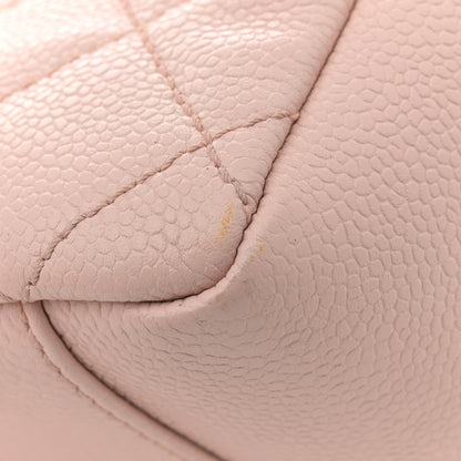 Chanel Caviar Quilted Grand Shopping Tote GST Light Pink 11 of 12