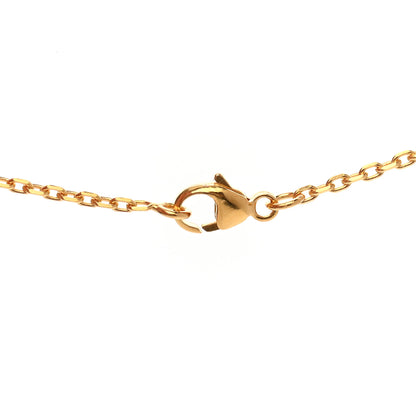 Hermes Lacquered Gold Pop H Pendant Necklace Marron Glace 6 of 7