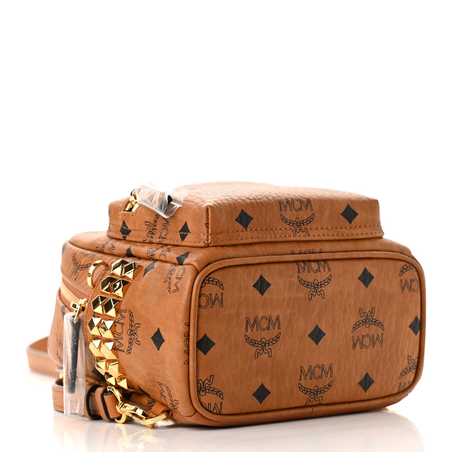 Visetos Side Stud X-Mini Stark Backpack Cognac