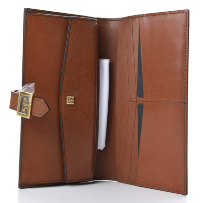 Givenchy Calfskin GV3 Long Wallet Chestnut 5 of 7