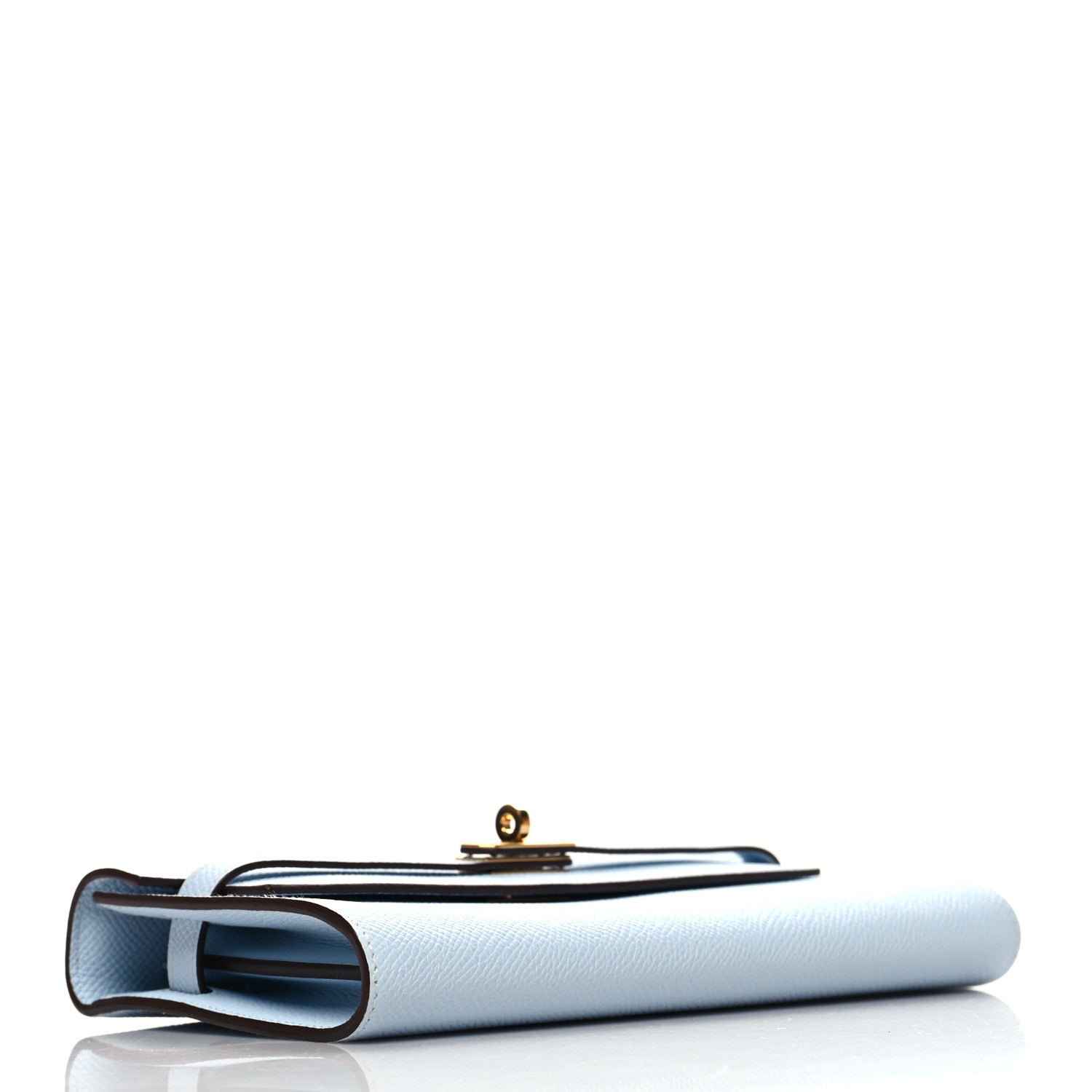 Hermes Epsom Kelly Wallet To Go Bleu Brume 4 of 9