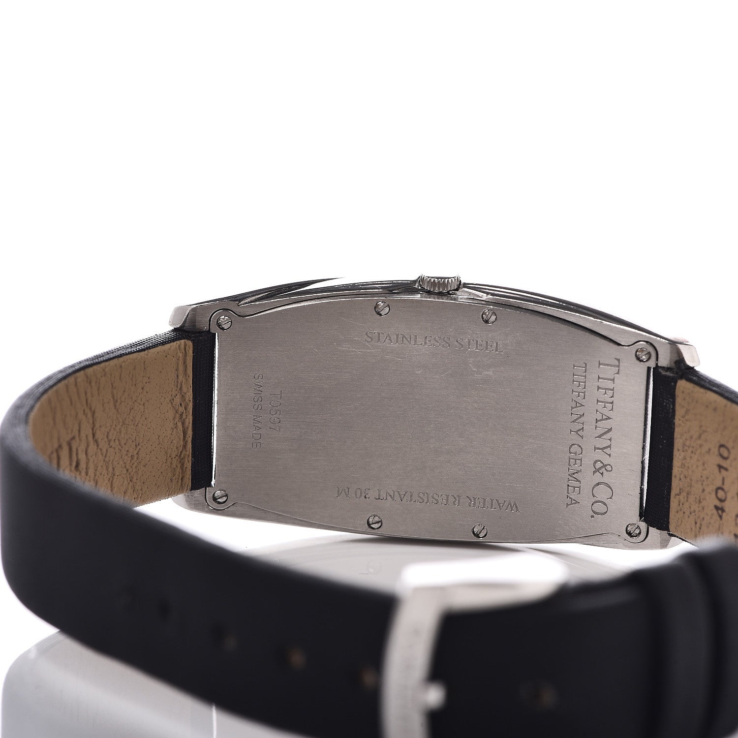 Tiffany Stainless Steel Calfskin 22mm Gemea Quartz Watch 5 of 8