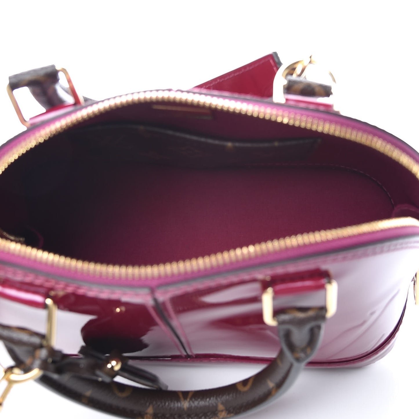 Patent Monogram Alma BB Magenta