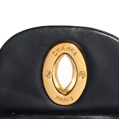 Chanel Lambskin Quilted XL Jumbo Flap Black 8 of 9