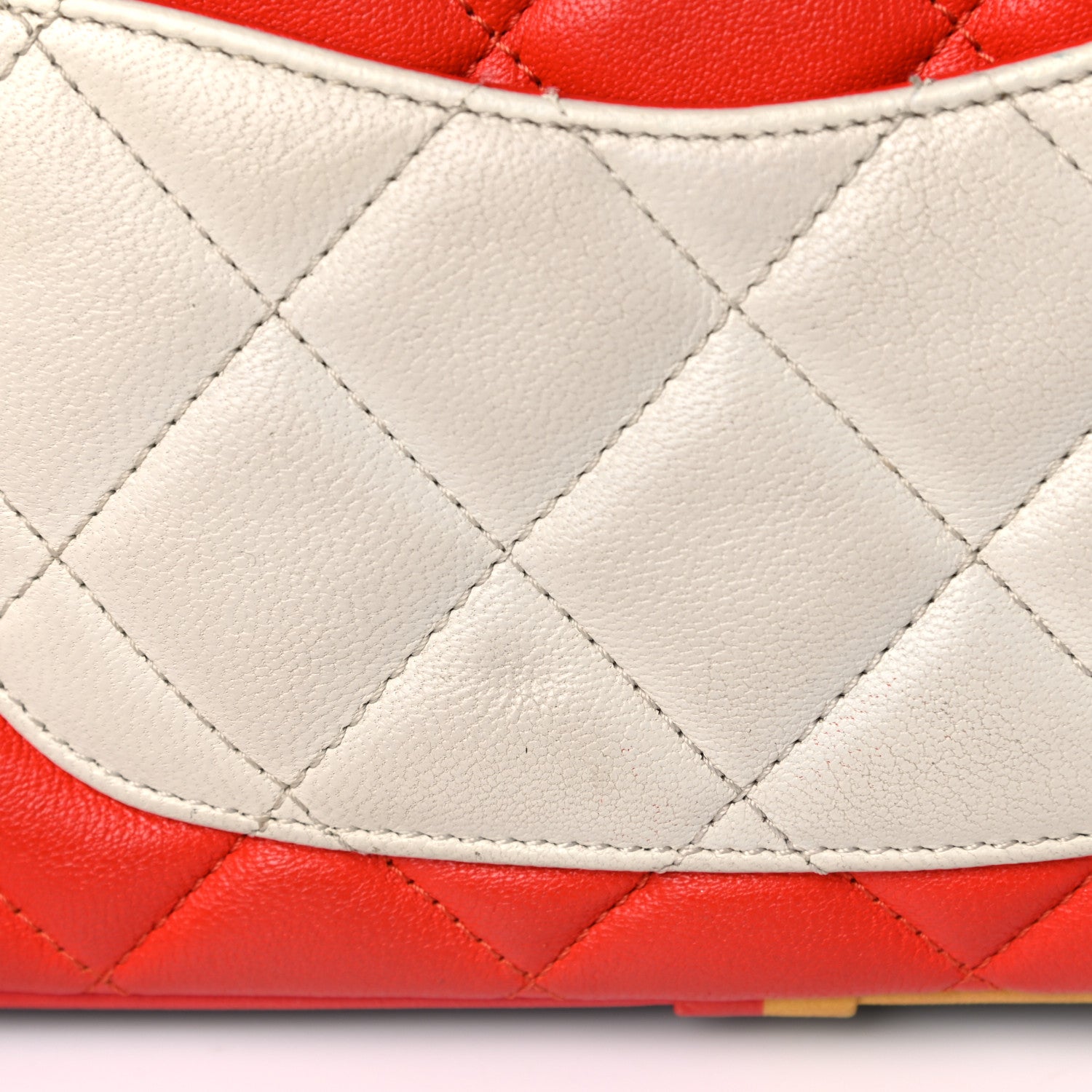 Chanel Lambskin Plexiglass Quilted Small Cuba Color Flap Red Multicolor 16 of 17