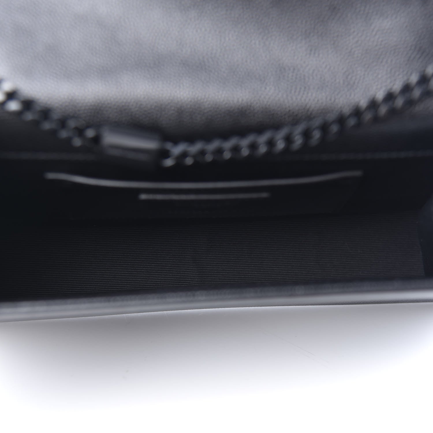 Saint Laurent Grain De Poudre Medium Classic Monogram Kate Satchel Black 5 of 10