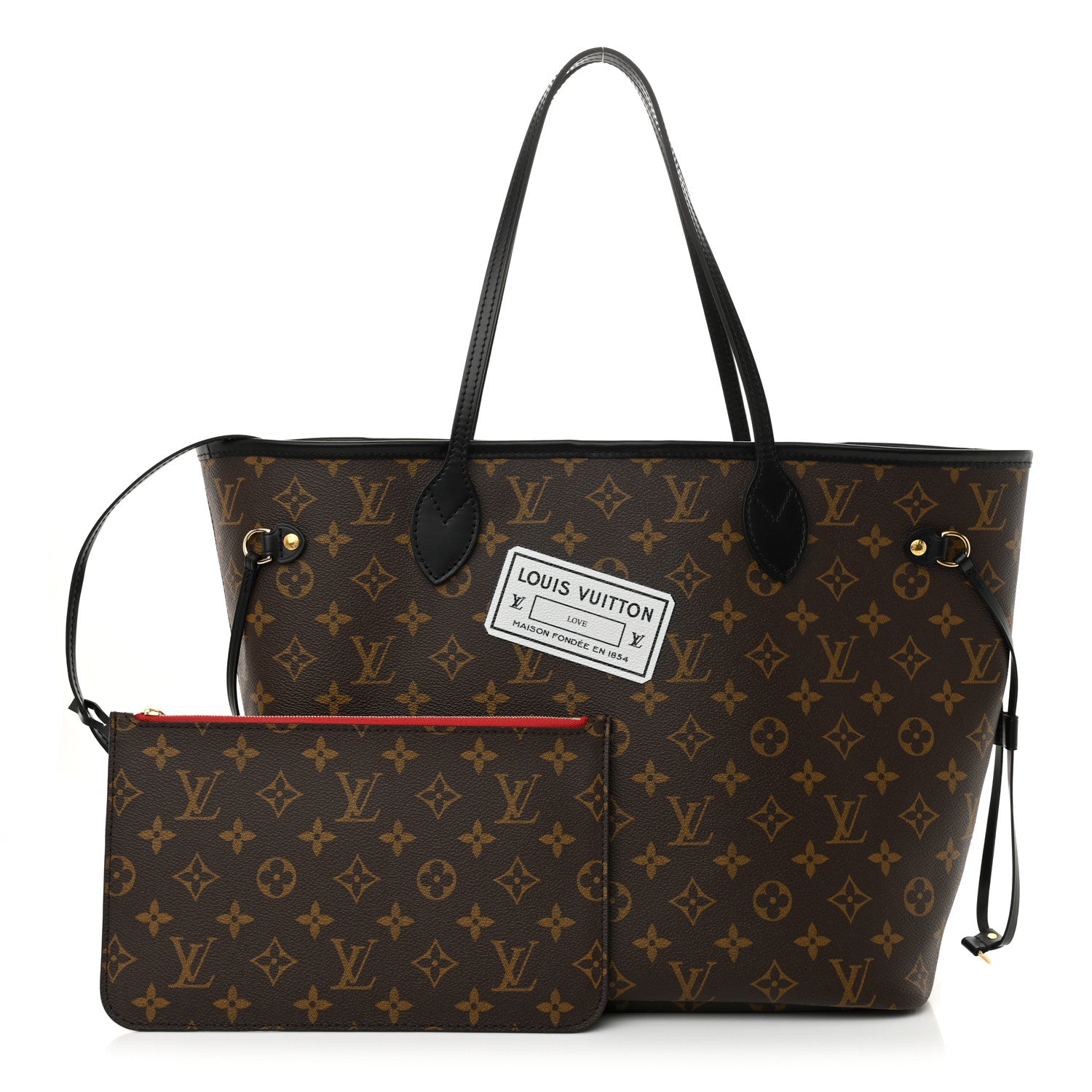 Louis Vuitton Monogram My LV World Tour Neverfull MM 3 of 11
