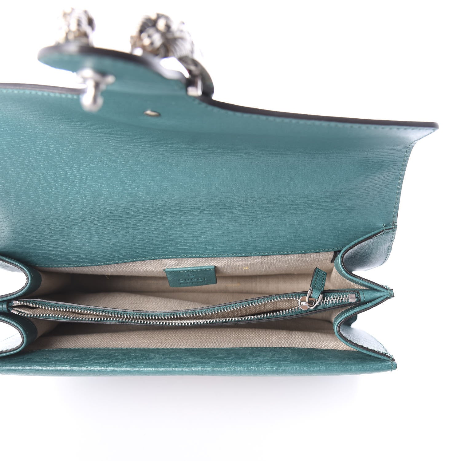 Gucci Calfskin Blooms Print Small Dionysus Shoulder Bag Bright Emerald Multicolor 5 of 9