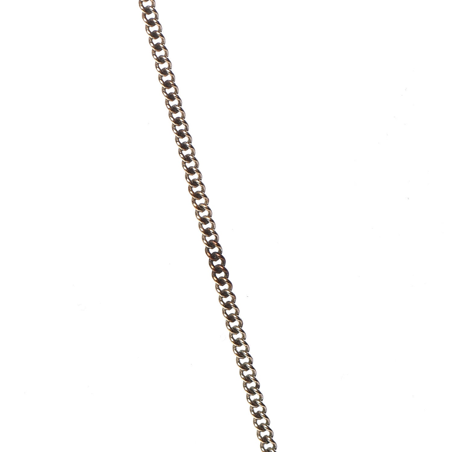 Chanel Baguette Crystal Quilted CC Pendant Necklace Gold 4 of 7