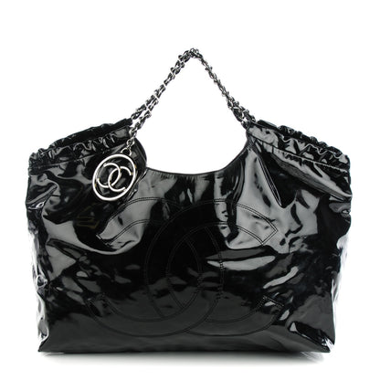 Chanel Vinyl XL Coco Cabas Black 1 of 7