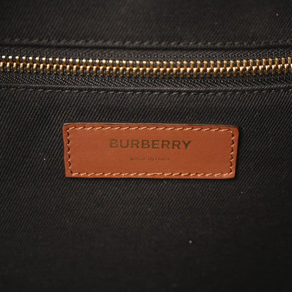 Burberry E-Canvas Monogram Duffle Bag Brown 5 of 9