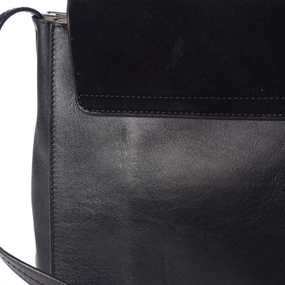 Chloe Suede Calfskin Medium Faye Shoulder Bag Black 10 of 12