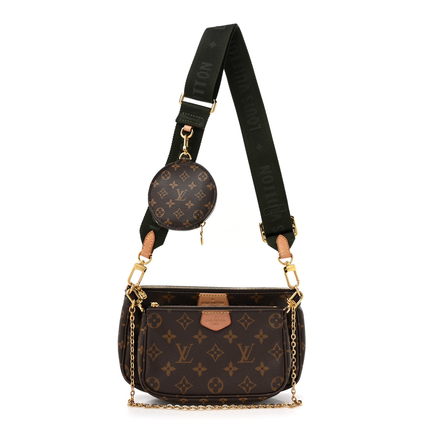 Louis Vuitton Monogram Multi Pochette Accessories Kaki 1 of 13