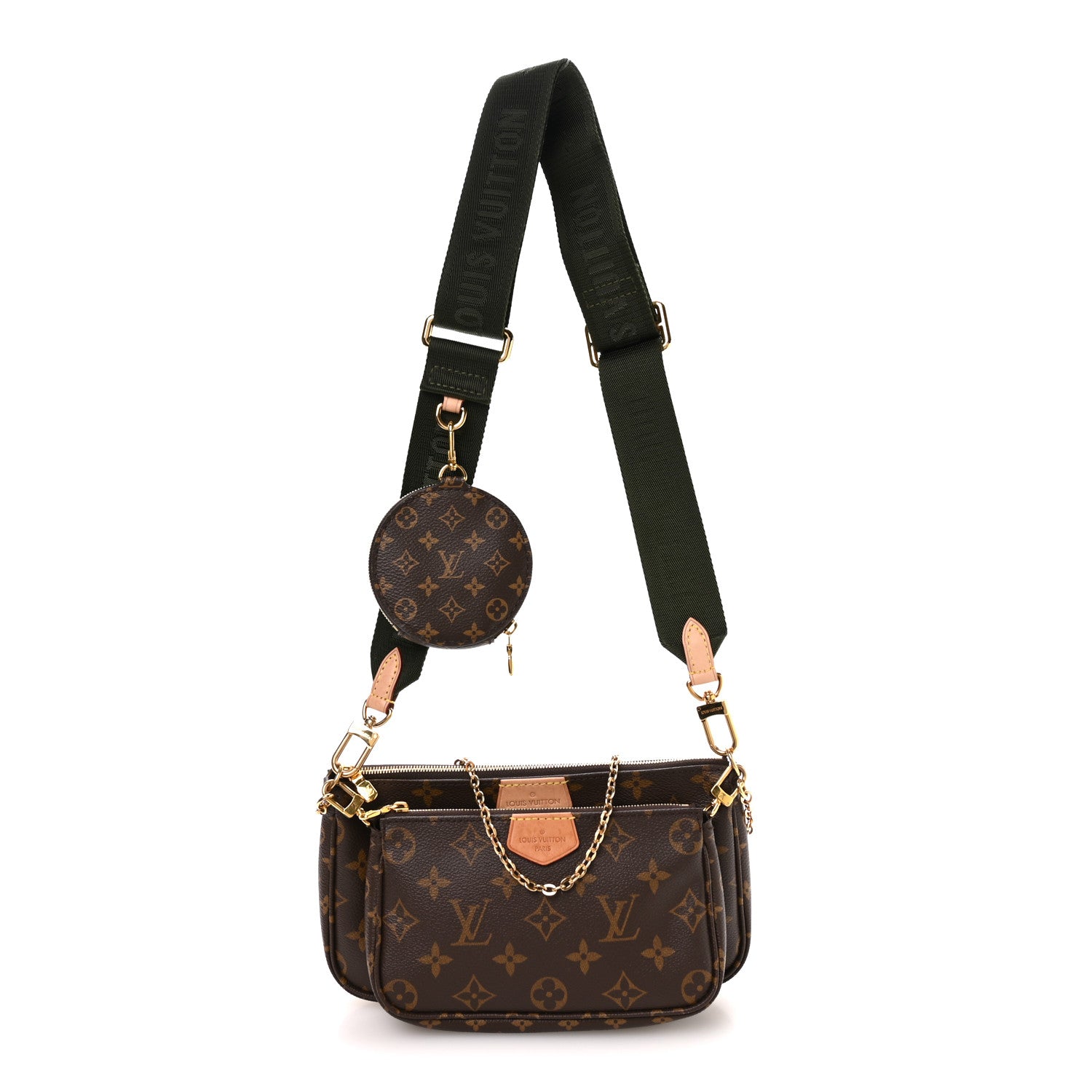 Louis Vuitton Monogram Multi Pochette Accessories Kaki 1 of 11