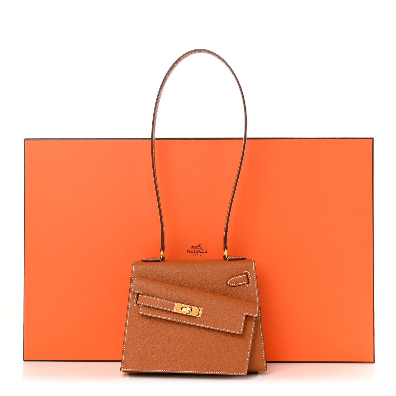 Hermes Epsom Kelly En Desordre Sellier 20 Gold 12 of 12