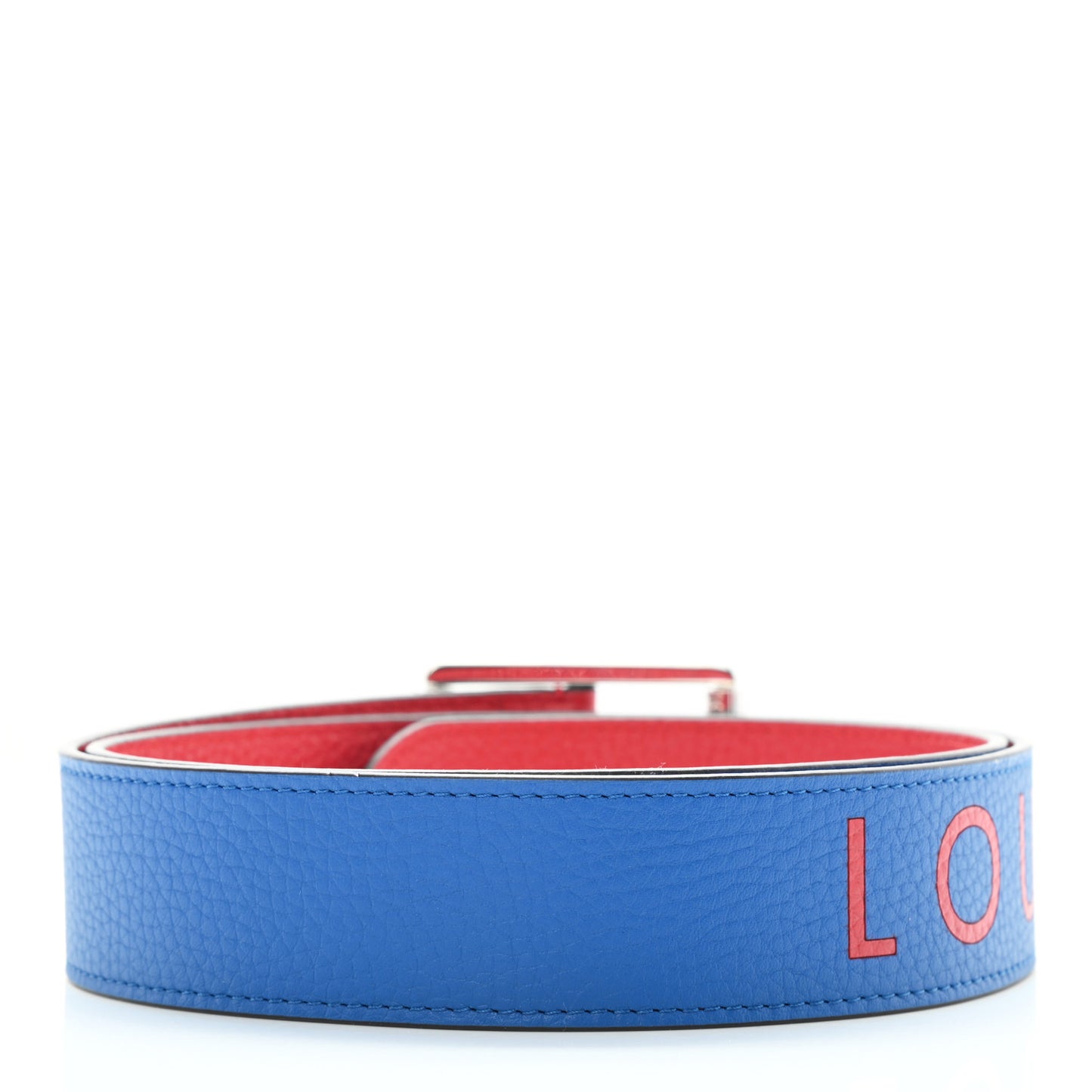 Taurillon 40mm Logo Reversible Belt 95 38 Blue Red
