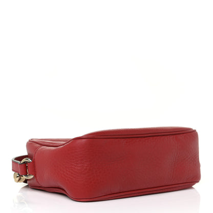 Gucci Pebbled Calfskin Small Soho Disco Bag Tabasco Red 4 of 10