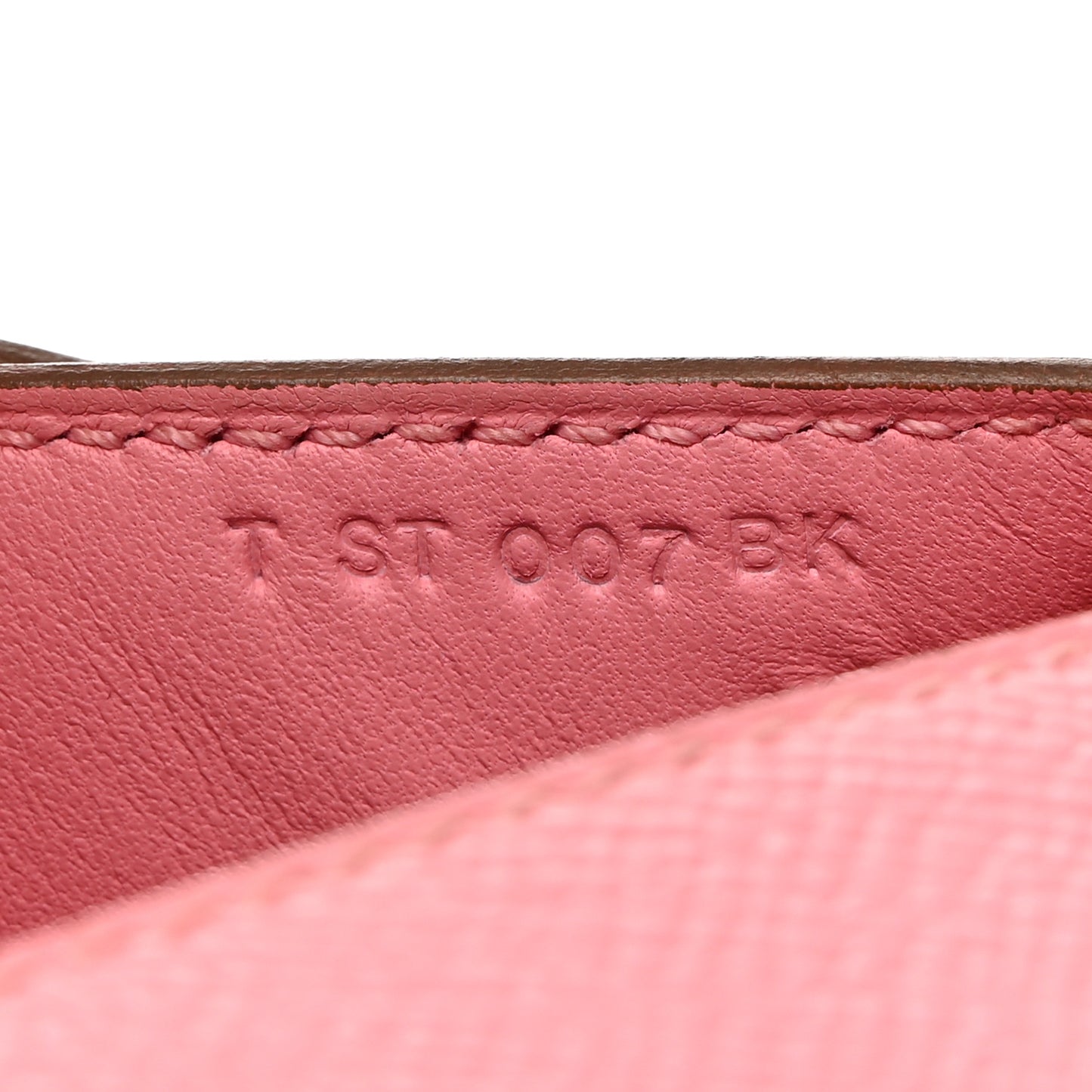 Epsom Kelly Pochette Clutch Rose Confetti