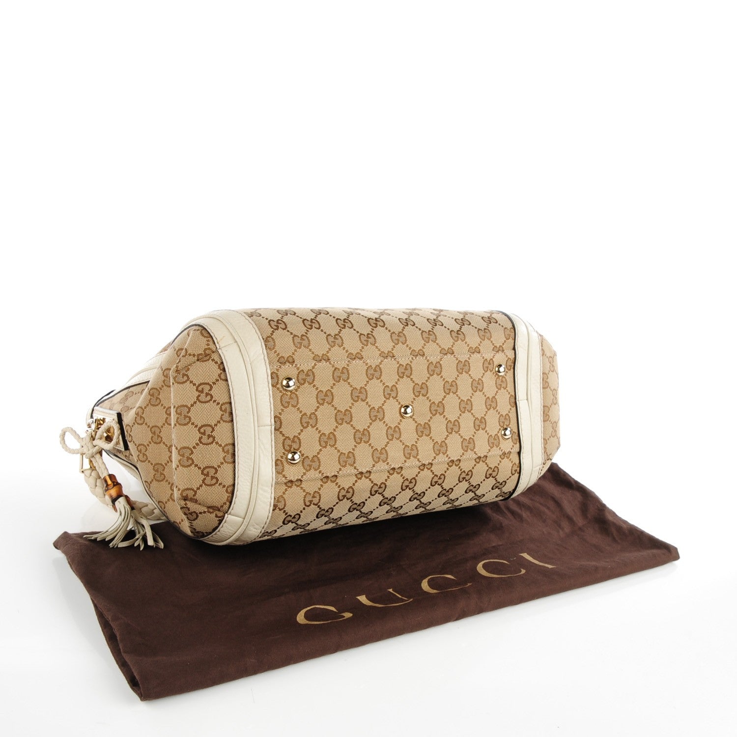 Gucci Monogram Medium Bella Hobo Off White 4 of 8