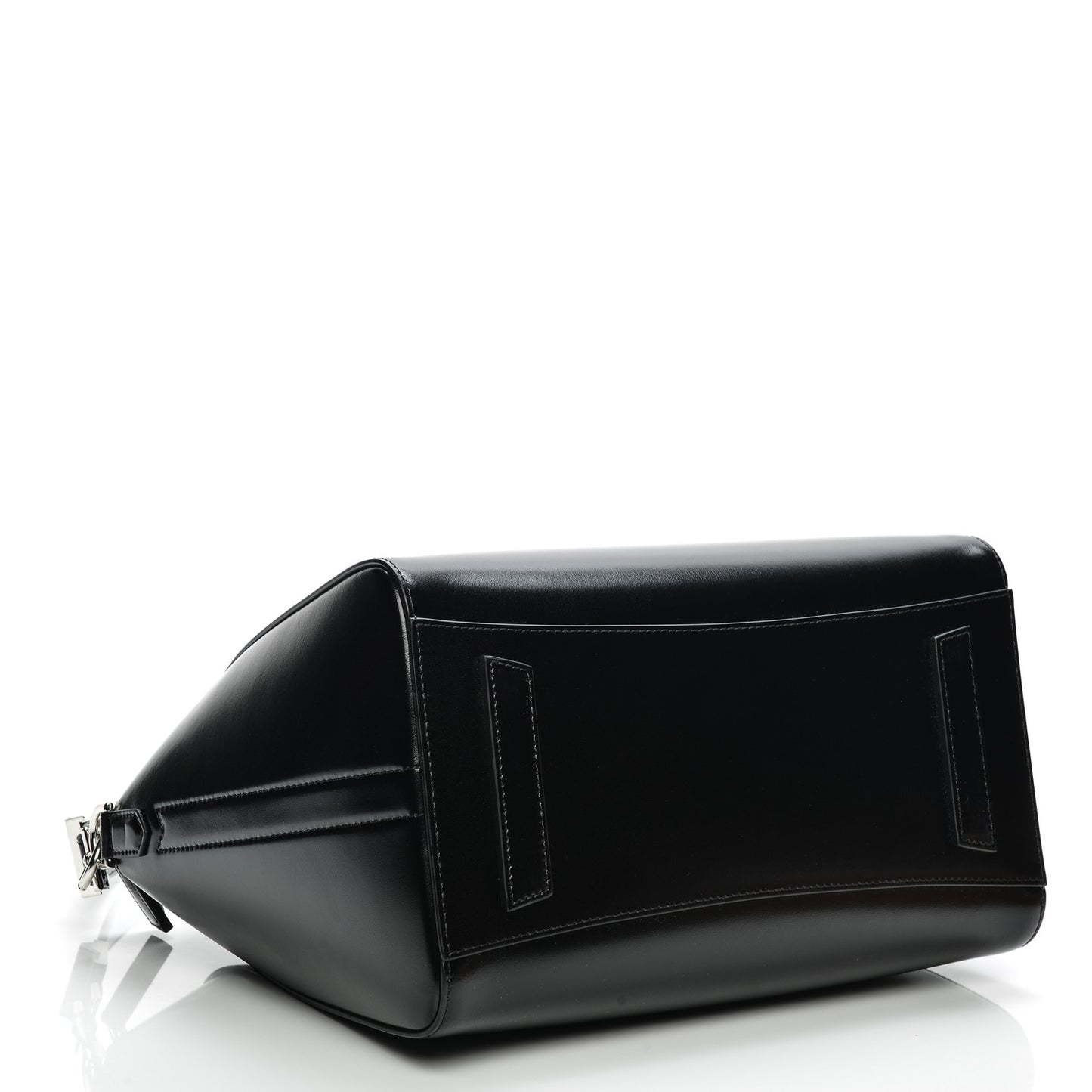 Shiny Lord Calfskin Medium Antigona Black