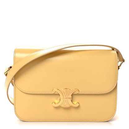 Celine Shiny Calfskin Medium Triomphe Pollen 1 of 11