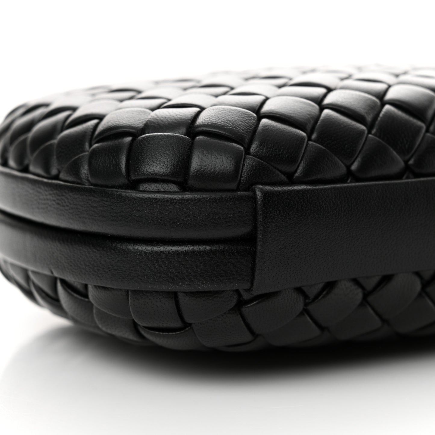 Padded Nappa Intrecciato Knot Chain Black