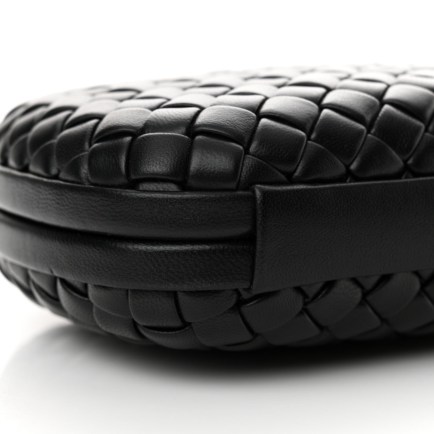 Bottega Veneta Padded Nappa Intrecciato Knot Chain Black 8 of 9