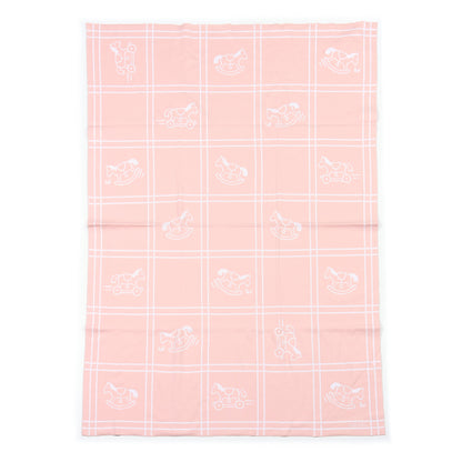 Hermes Cotton Knit Adada Baby Blanket Rose Lilas 1 of 4