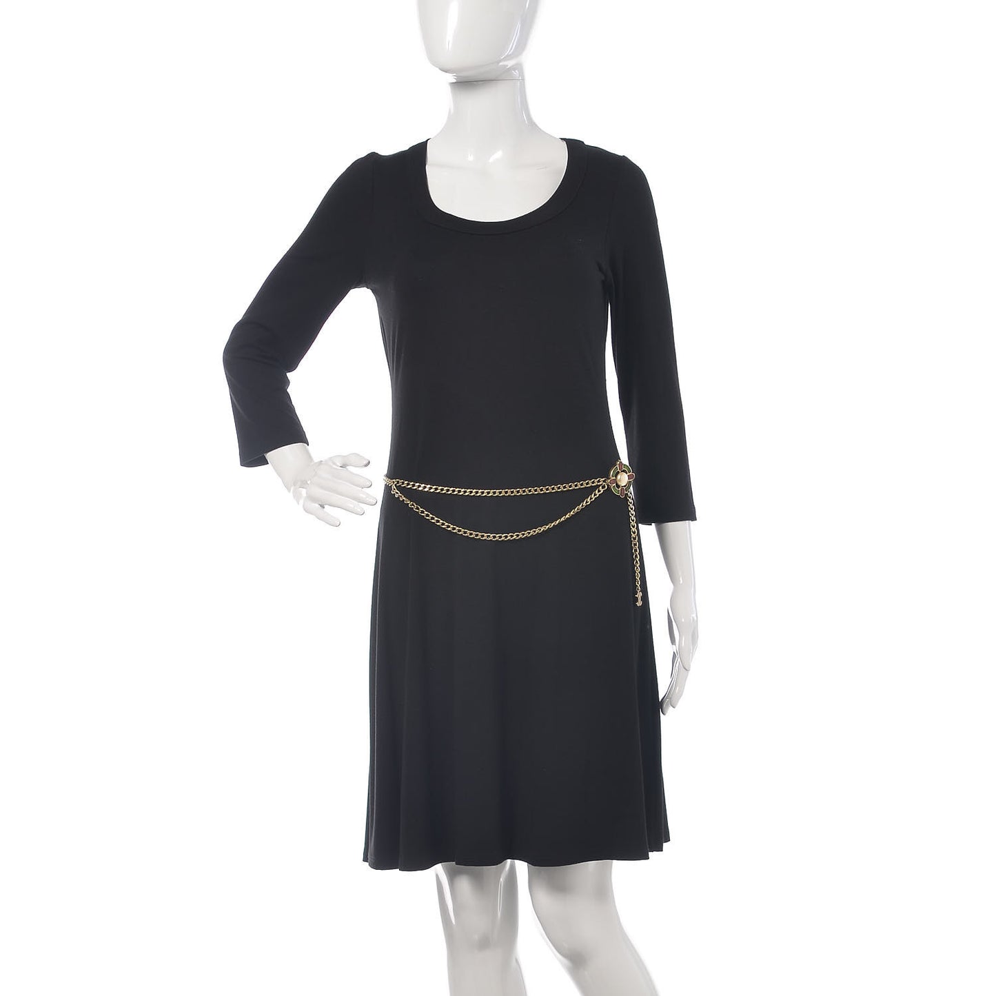 Gripoix Pearl CC Belt Gold