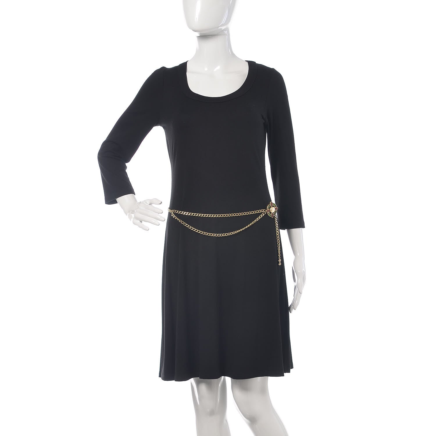 Chanel Gripoix Pearl CC Belt Gold 2 of 5