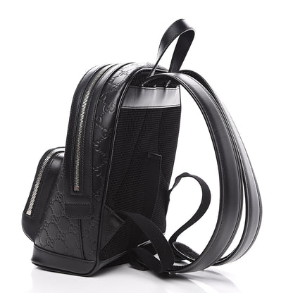 Gucci Guccissima Signature Small Day Backpack Black 2 of 9