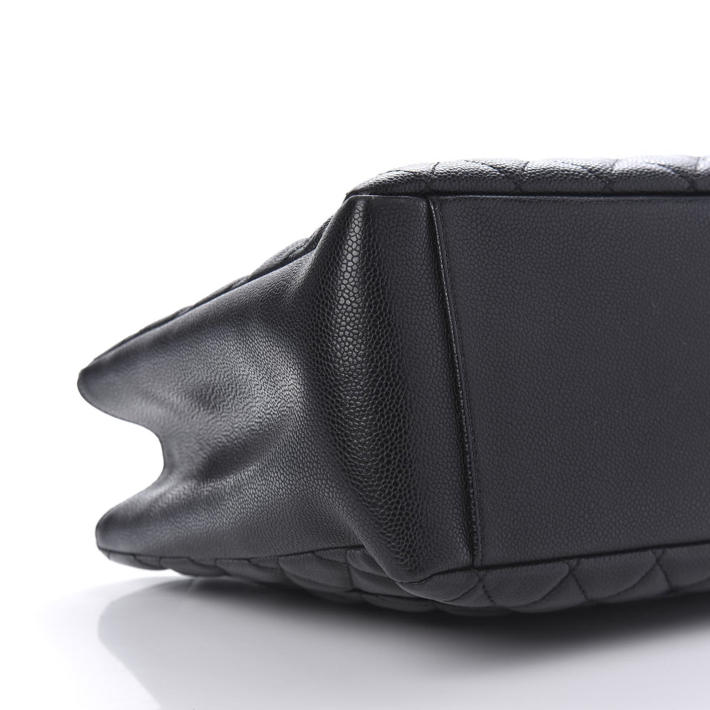 Caviar Quilted Grand Shopping Tote GST Black