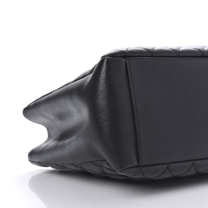 Chanel Caviar Quilted Grand Shopping Tote GST Black 6 of 10