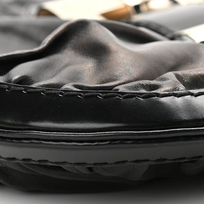 Gucci Calfskin Queen Bow Hobo Black 10 of 12