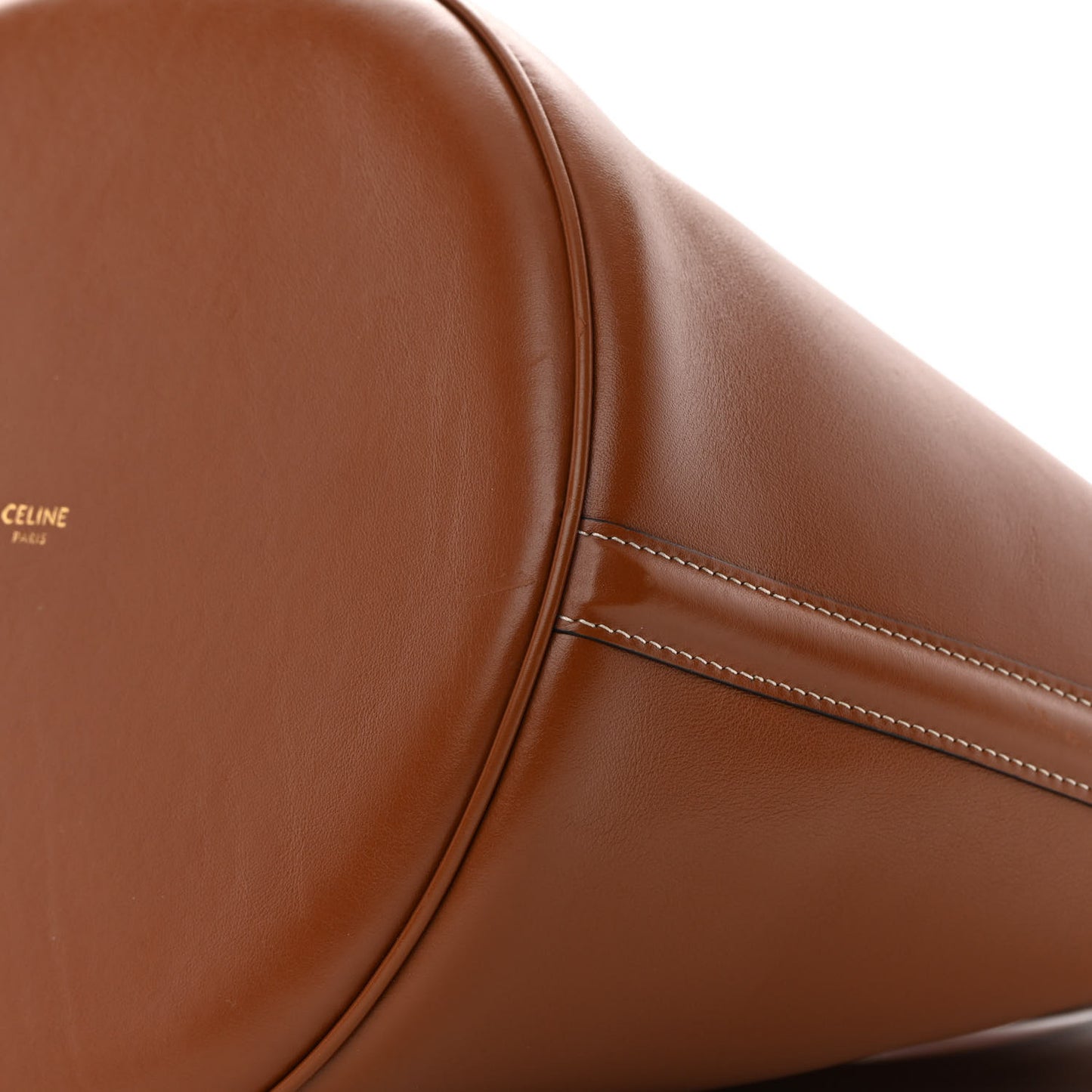 Smooth Calfskin Bucket 16 Bag Tan