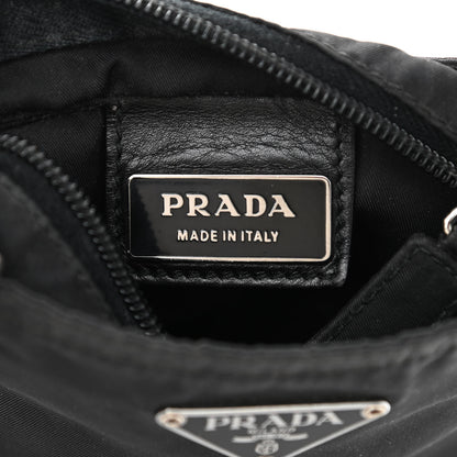 Prada Tessuto Nylon Flat Messenger Bag Black 5 of 7