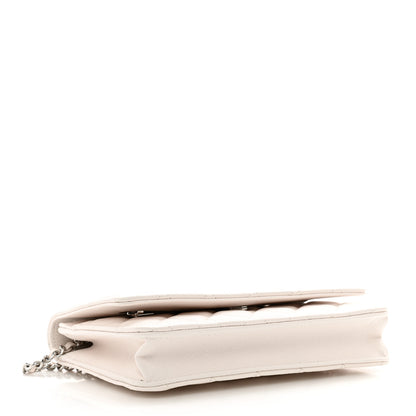 Chanel Caviar Quilted Wallet On Chain WOC White 4 of 12