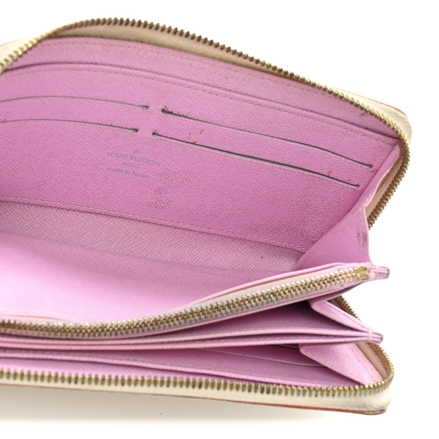 Monogram Multicolor Zippy Wallet White Litchi