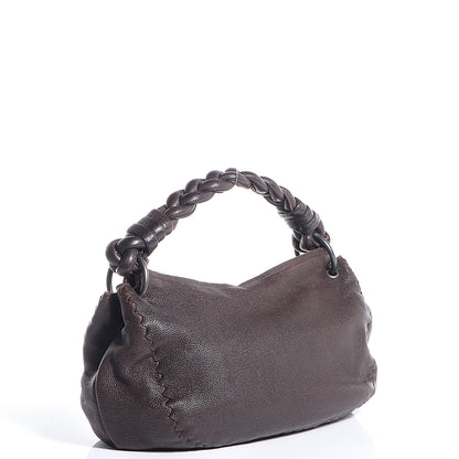 Bottega Veneta Goatskin Braided Zip Hobo Moro 3 of 8