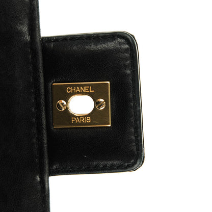 Chanel Patent Quilted Medium Chocolate Bar Flap Black 5 of 8