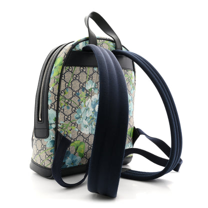 Gucci GG Supreme Monogram Blooms Small Day Backpack Blue 3 of 10