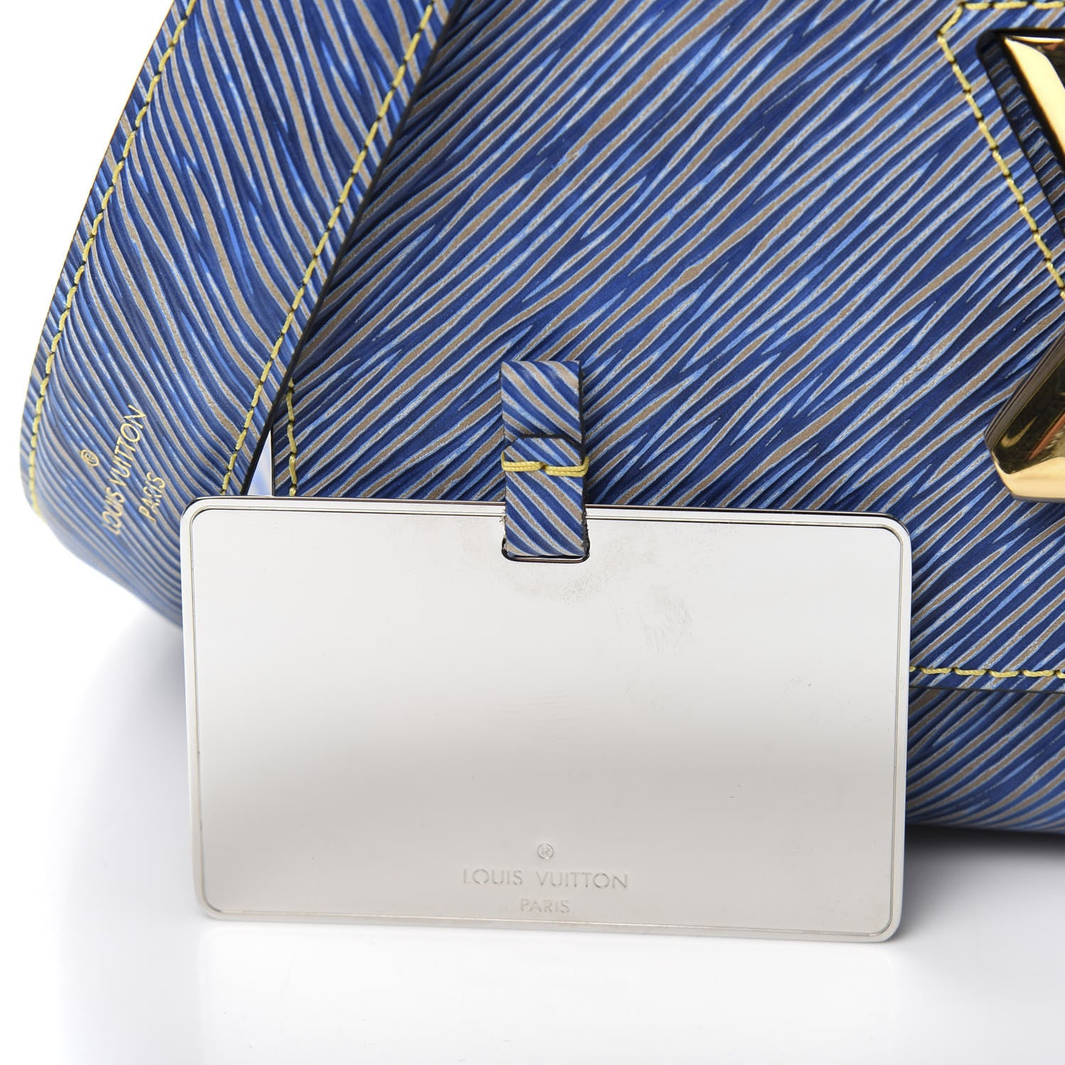 Louis Vuitton Epi Twist Shoulder Bag MM Denim Light 10 of 11