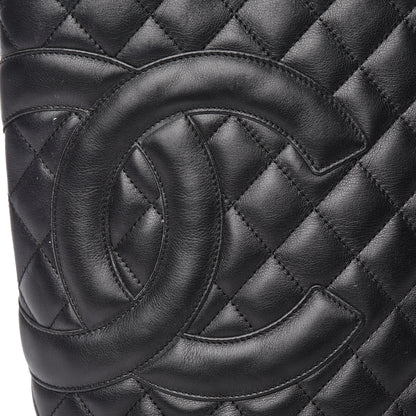 Chanel Calfskin Quilted Medium Cambon Tote Black 11 of 14