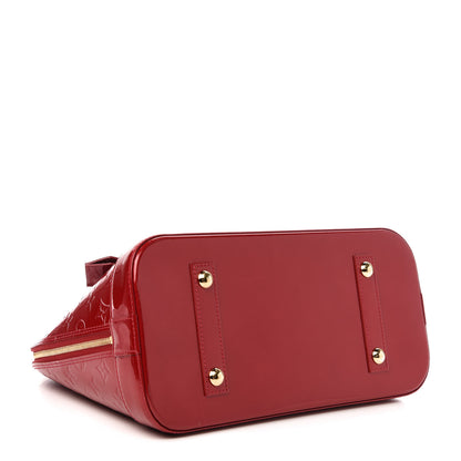 Louis Vuitton Vernis Alma MM Pomme D'Amour 4 of 10