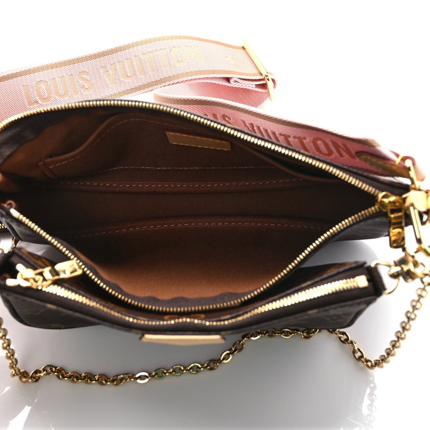 Monogram Multi Pochette Accessories Rose Clair