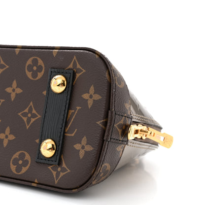 Louis Vuitton Vernis Monogram Alma BB Taupe Metallise 10 of 10