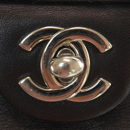 Chanel Calfskin Quilted Large Cambon Multipocket Reporter Black White 5 of 10