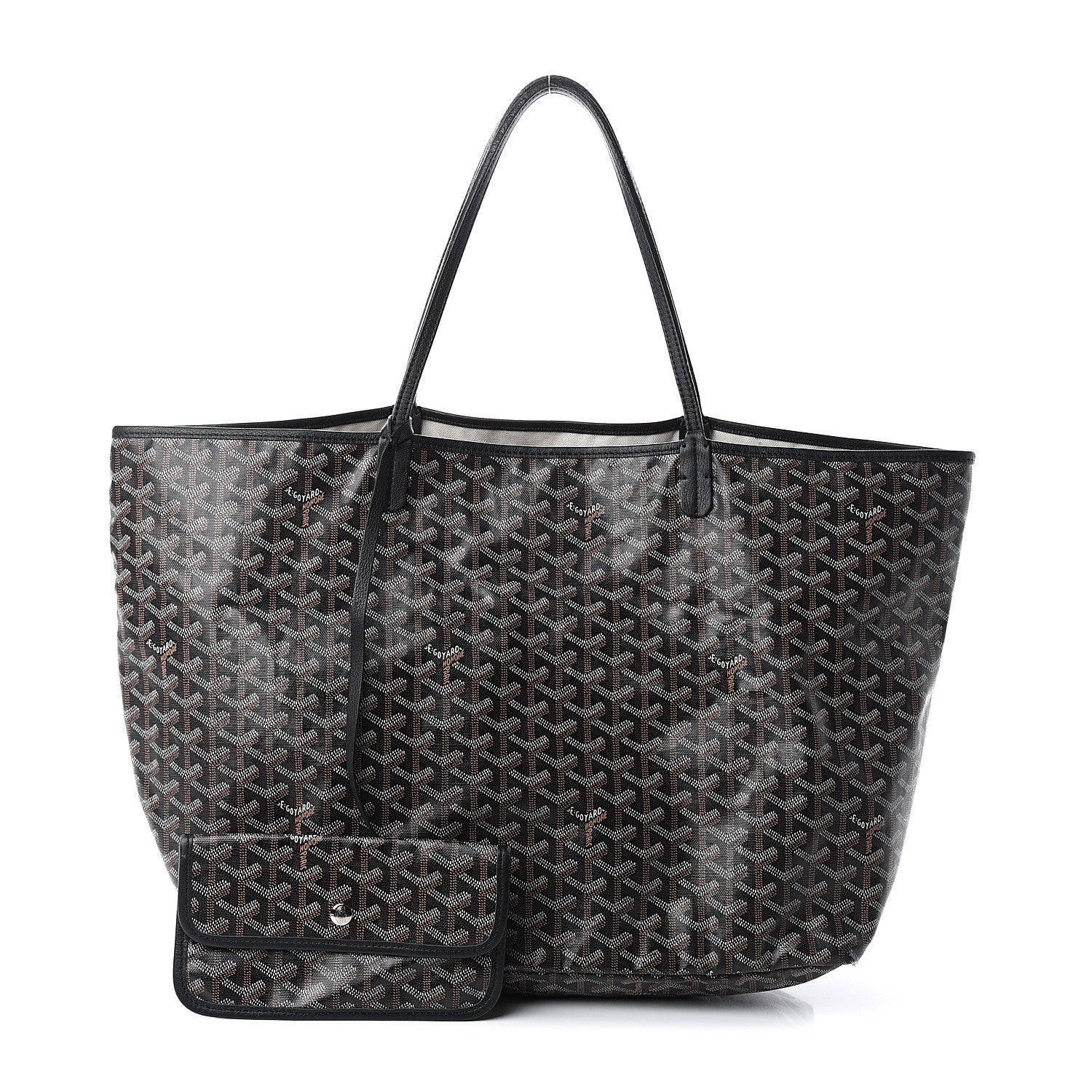Goyard Goyardine Saint Louis GM Black 1 of 8