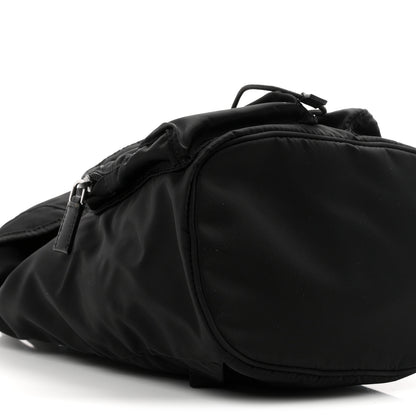 Prada Tessuto Nylon Vela Small Double Buckle Backpack Black 8 of 9
